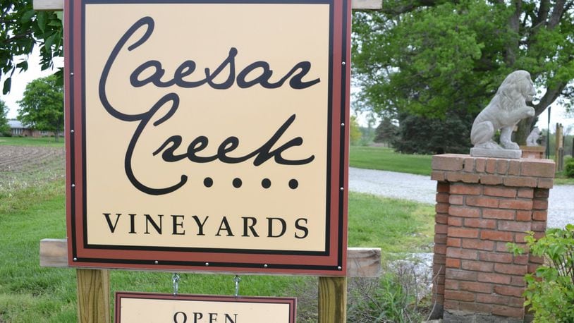 Caesar Creek Vineyards is located in New Jasper Twp. just east of Xenia.