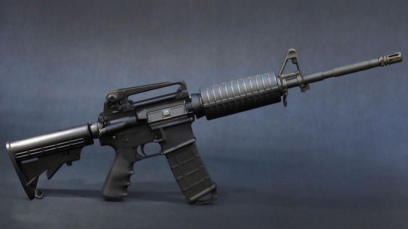 In this photo illustration a Rock River Arms AR-15 rifle is seen on December 18, 2012 in Miami, Florida. (Photo illustration by Joe Raedle/Getty Images)