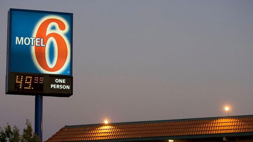 A Motel 6 showing nightly rate by Freeway 14 in California. Motel six is part of the Accor chain of hotels. (Photo by James Leynse/Corbis via Getty Images)