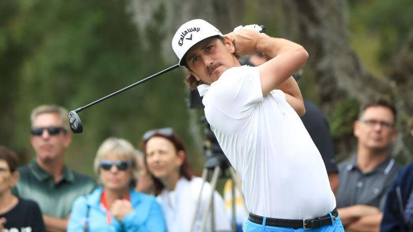 Kelly Kraft's tee shot on Friday hit a bird in mid-air during a PGA Tour event.