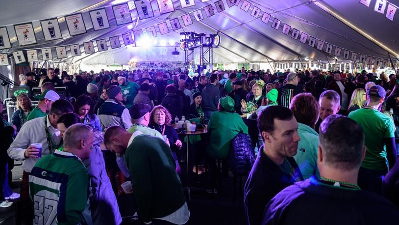 The Dublin Pub, located at 300 Wayne Ave. in Dayton’s Oregon District, has one of the biggest St. Patrick’s Day events in the state of Ohio. The event spans two days and includes live music and entertainment, as well as traditional Irish food and beers. TOM GILLIAM / CONTRIBUTING PHOTOGRAPHER
