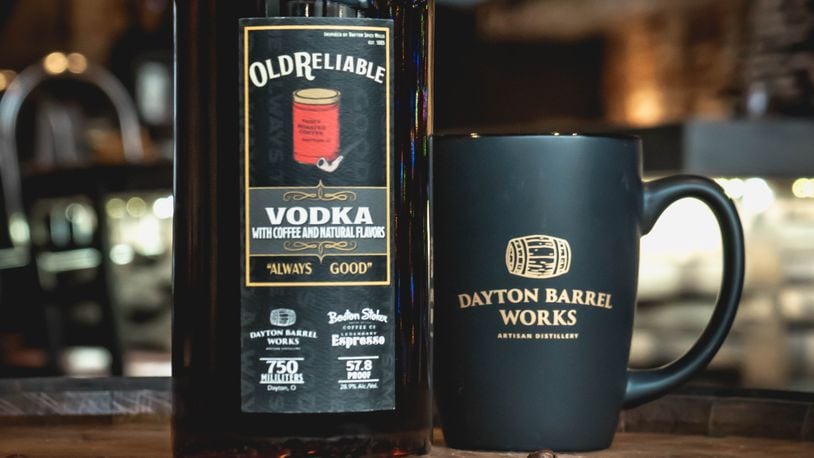 Dayton Barrel Works has collaborated with Boston Stoker Coffee Co. to create a new coffee vodka scheduled to be released this week. CONTRIBUTED