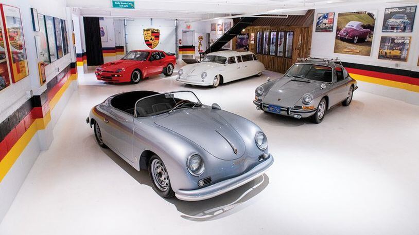 More than 30 rare Porsche and Volkswagen cars will be up for bid in September through an auction of the contents of Dayton’s Taj Ma Garaj.