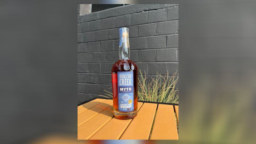 Dayton Barrel Works is releasing its Rubicon Creek Myth Malt Whiskey Single Barrel, the distillery's first whiskey 100 percent distilled and aged by them at 5 p.m. on Friday, Aug. 11. CONTRIBUTED PHOTO