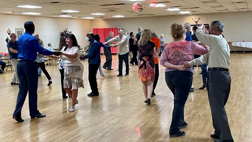 Open dance is the fun finale to the weekly lessons offered by the Dayton Ballroom Dance Club. Photo by Debbie Juniewicz