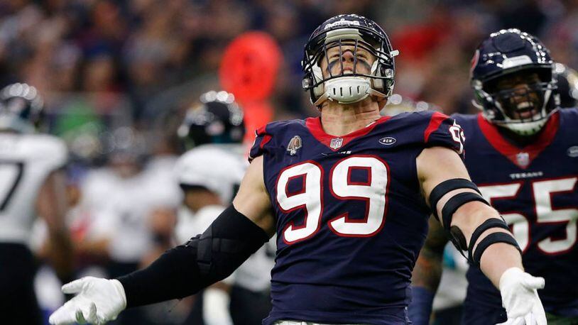 Texans star J.J. Watt is more than thrilled to be an uncle.