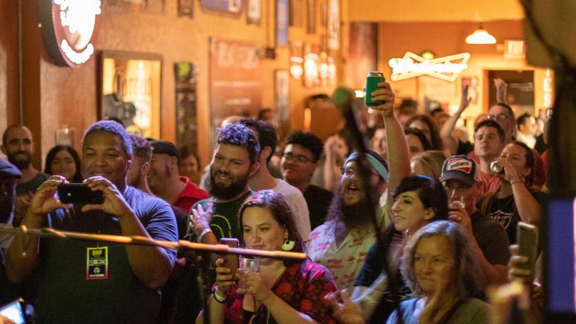 Patrons attend the Dayton Music Fest, which returns Oct. 21 and 22 at Blind Bob's and Yellow Cab Tavern in downtown Dayton. CONTRIBUTED