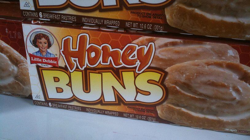 Honey Buns, donuts and pecan pies spilled from an overturned truck Friday. (Photo: Mike Mozart/Flickr/Creative Commons: https://creativecommons.org/licenses/by/2.0/)