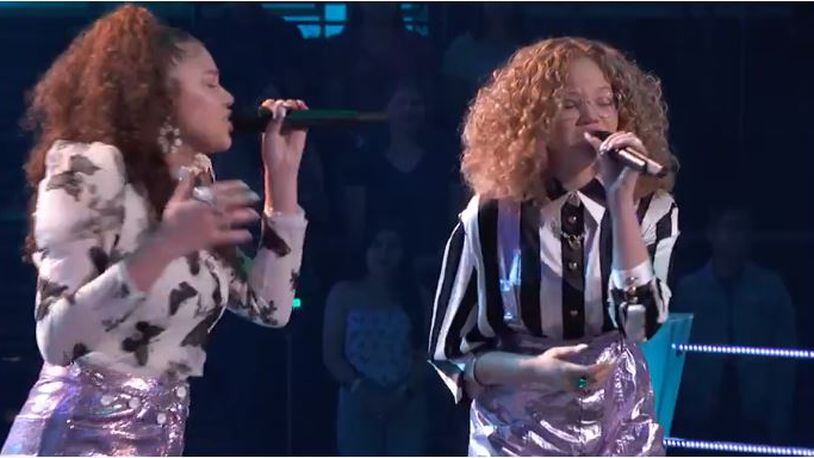 Hamilton's The Cunningham Sisters performed Tuesday on NBC-TV's The Voice program. PROVIDED