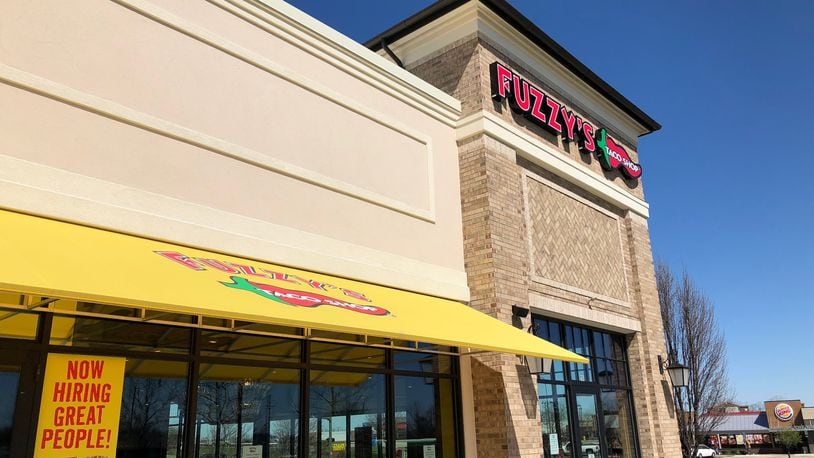Fuzzy's Taco Shop announced it is permanently closing its first Dayton-area location at The Greene. Fuzzy’s is known for its Mexican dishes such as Baja-style tacos, white queso, and jumbo burritos in addition to frozen margaritas and beer. MARK FISHER/STAFF