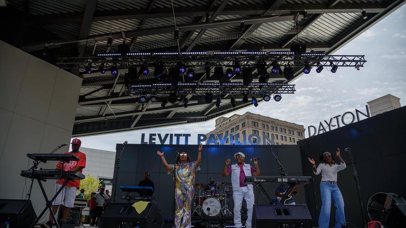 The Dayton Funk Festival, a free event that followed in the tradition of Dayton’s  jazz, blues, and reggae festivals, took place from 1 p.m. to 9 p.m. Sunday, Aug. 11, at Levitt Pavilion in downtown Dayton. TOM GILLIAM / CONTRIBUTING PHOTOGRAPHER