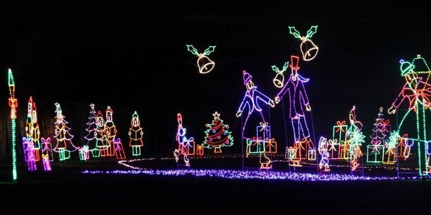 PHOTOS: The biggest and brightest holiday light show is underground