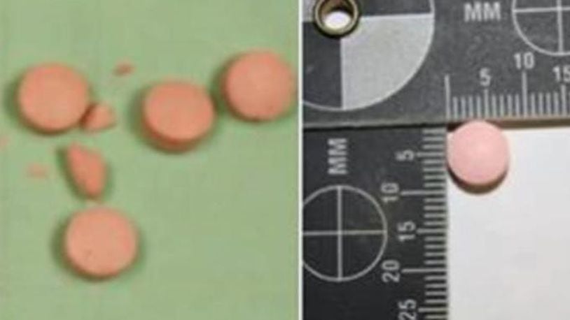 Authorities in Coweta County are warning the public about dangerous pills that have been linked to four overdoses, one of which resulted in death. (Photos via Coweta County Sheriff's Office)