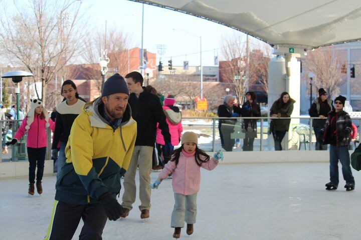 PHOTOS: Sunday afternoon ice skating at RiverScape Metropark