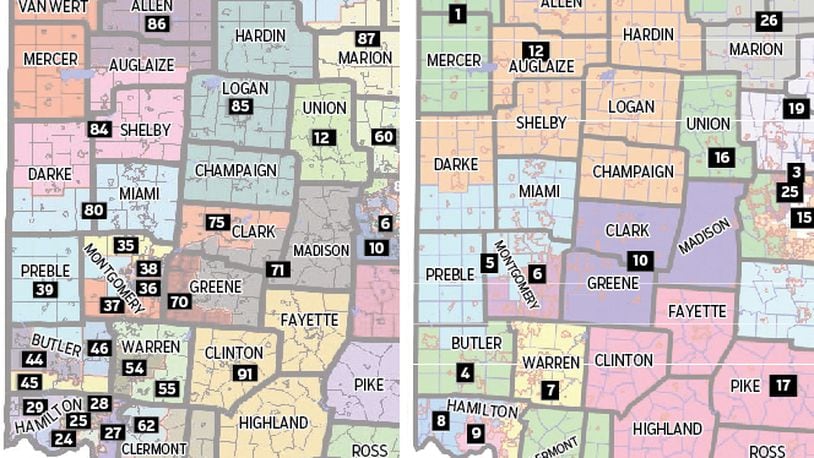 The Ohio Redistricting Commission approved new maps for Ohio General Assembly seats.