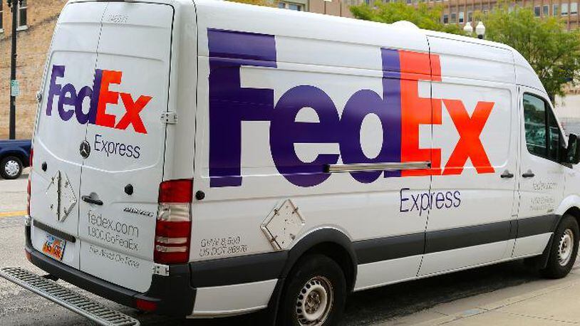 File photo of a FedEx Express truck.