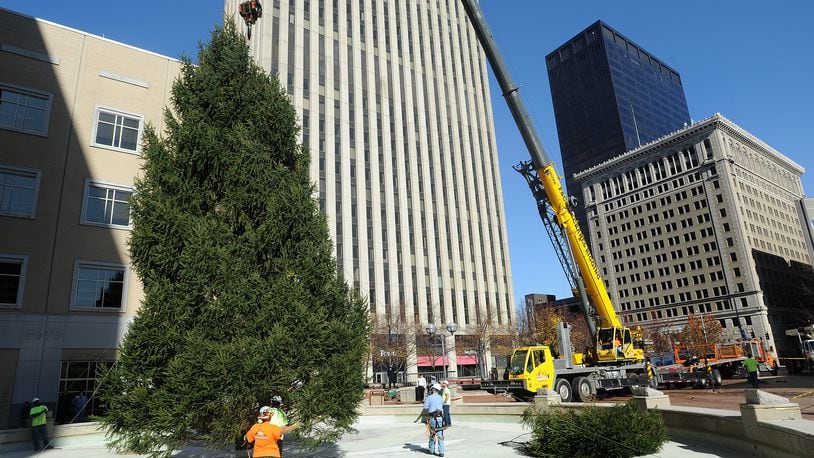 It's beginning to look like Christmas in downtown Dayton. The 'perfect tree' will arrive Wednesday afternoon, Nov. 10 at Courthouse Square in Dayton.
