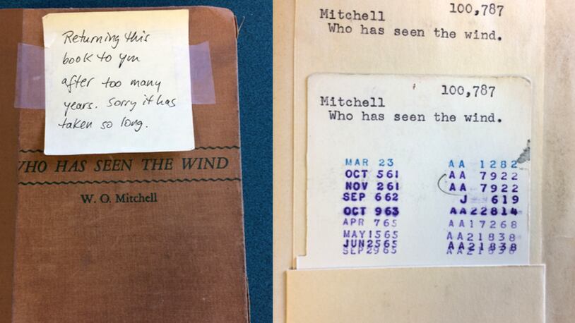 A library book was returned 52 years later. (Photo: West Hartford Libraries)