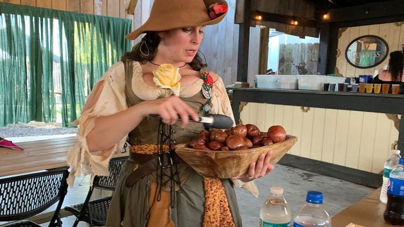 The Ohio Renaissance Festival serves up a Royal Feast at 3 p.m. each day of the festival. ALEXIS LARSEN