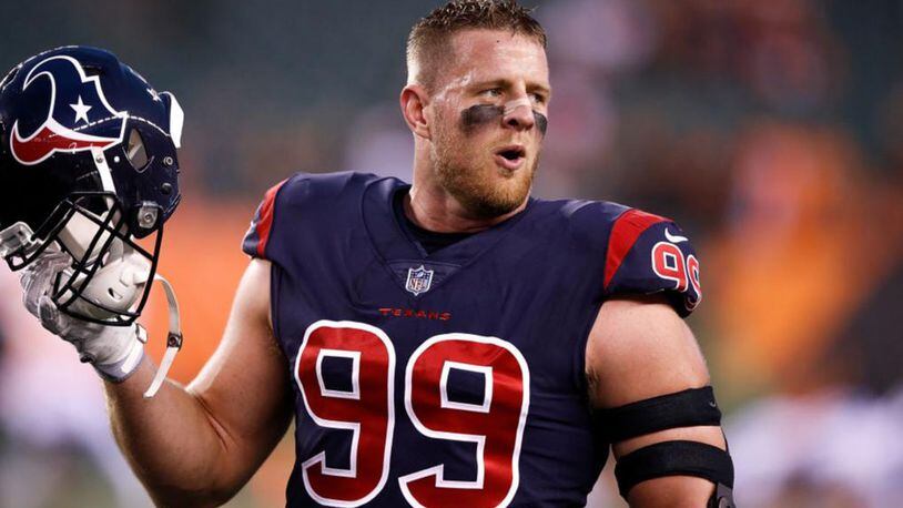 Houston Texans star J.J. Watt visited some of the victims injured in the Santa Fe High School mass shooting.