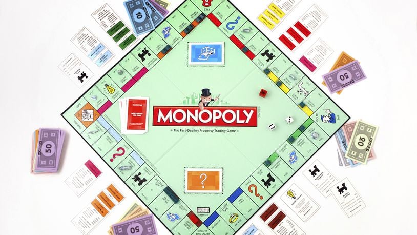 FILE- This file product image provided by Hasbro, shows the board game Monopoly. Board games like Monopoly are great for snow days. (AP Photo/Hasbro, FILE) NO SALES
