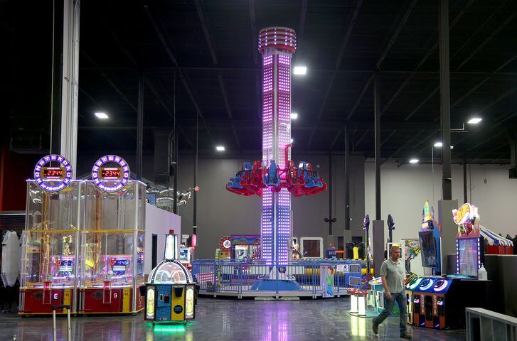 Sneak Peek: Scene75 prepares to reopen with new two-story carousel and indoor spin coaster
