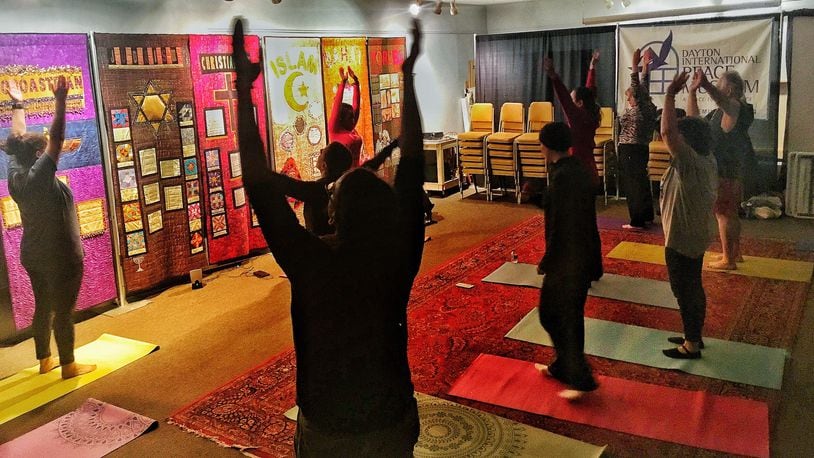 Yoga has been a programming mainstay at the Dayton International Peace Museum for many years. CONTRIBUTED