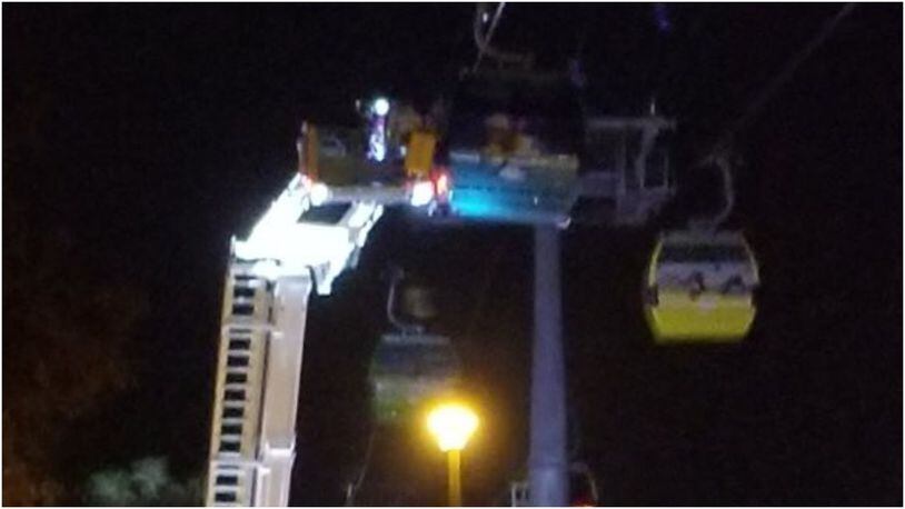 An incident at Walt Disney World had passengers stuck Saturday on Disney's new Skyliner gondola system.