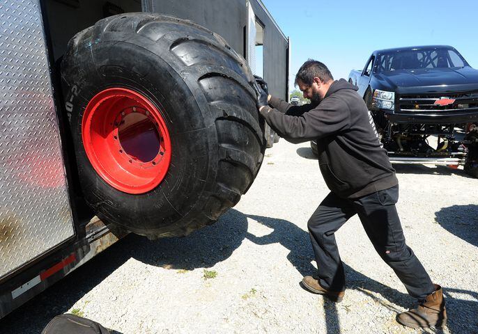 Monster trucks at Montgomery County Fairgrounds