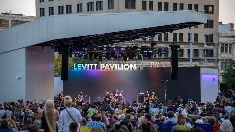 Tickets are on sale for a virtual fundraiser to support the Levitt Pavilion Dayton.. Last year international rock sensations, The Breeders, played a free concert in their hometown at the Levitt Pavilion Dayton on Friday, Sept. 20 as part of the 2019 Eichelberger Concert Season. TOM GILLIAM / CONTRIBUTING PHOTOGRAPHER