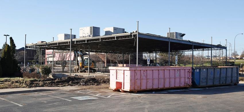 Construction for Giordano's Pizza, Jason's Deli is underway at the former Logan's Roadhouse