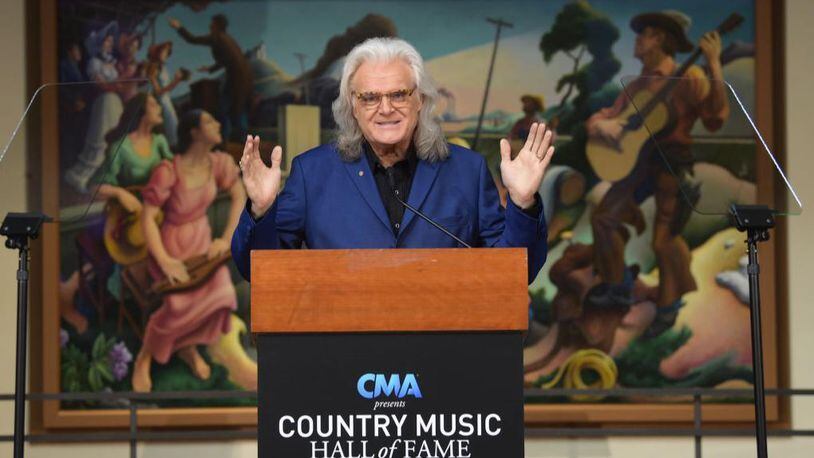 NASHVILLE, TN - MARCH 27:  Singer Ricky Skaggs attends the 2018 Country Music Hall Of Fame Inductees Announcement at Country Music Hall of Fame and Museum on March 27, 2018 in Nashville, Tennessee.  (Photo by Jason Kempin/Getty Images)