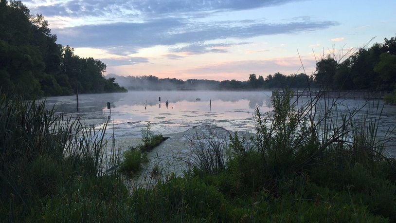 Dan Seger of Huber Heights took this photo taken at 6:30 a.m. July 23, 2020 at Carriage Hill MetroPark from the boardwalk at the west end of the lake.
