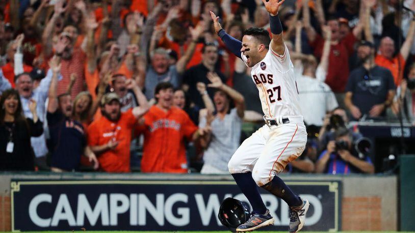 The Houston Astros reached the World Series for the first time since 2005 by winning Saturday night.