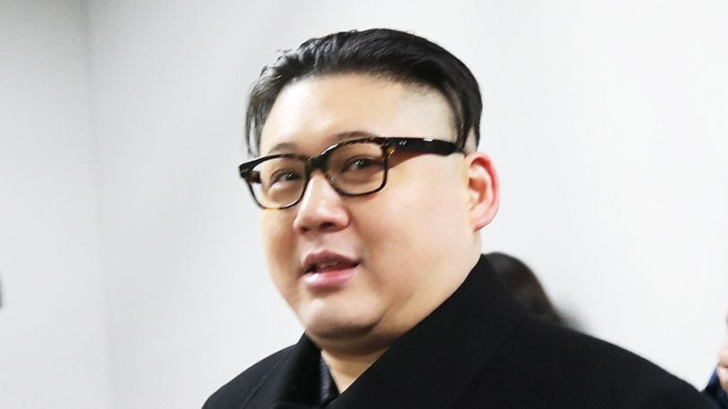 An impersonator of Kim Jong Un was escorted out of a Pyeongchang Olympic hockey game.