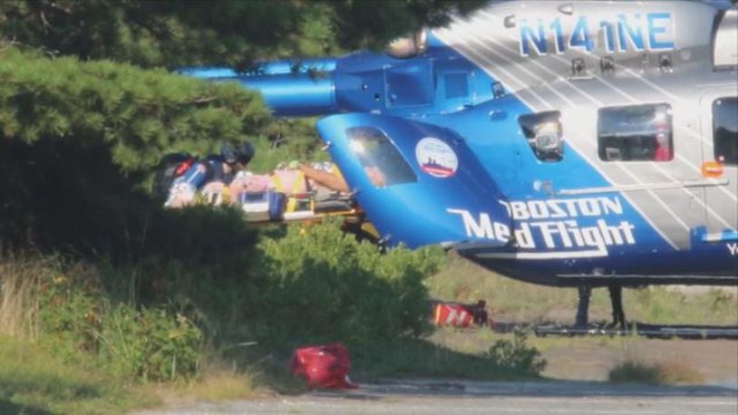 A 61-year-old man was bitten by a shark Wednesday. (Photo: Boston25news.com)