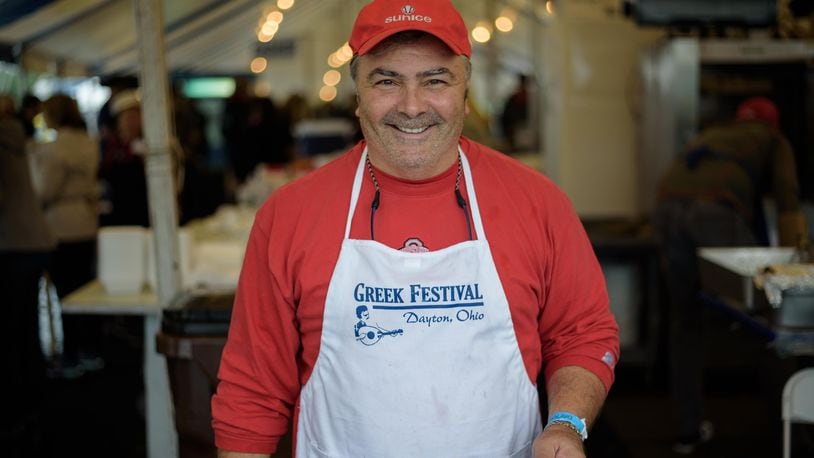The 60th annual Greek Festival took place over the weekend from Friday, Sept 7 to Sunday, Sept 9 at The Annunciation Greek Orthodox Church, 500 Belmonte Park North in Dayton. This year's event had amazing food, devoted volunteers and the support and attendance of the community, despite it raining throughout the weekend. TOM GILLIAM / CONTRIBUTING PHOTOGRAPHER