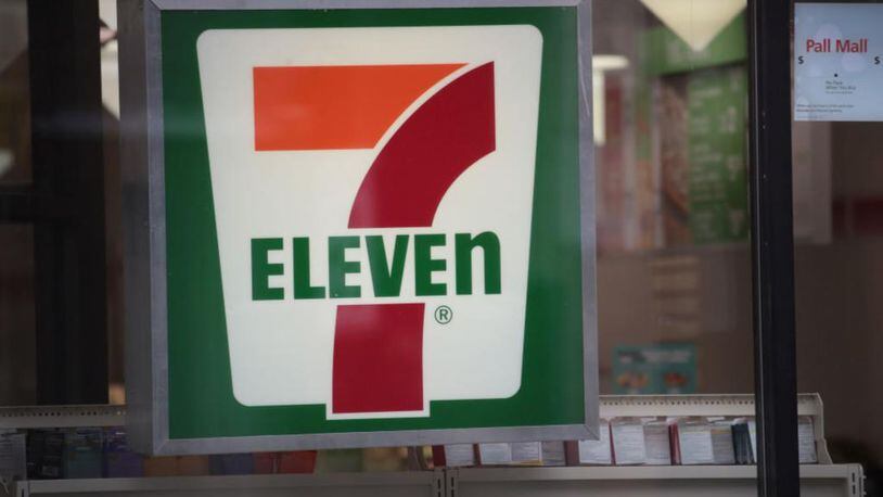An irate customer dumped iced coffee on the counter of a 7-Eleven store in Mastic, New York.