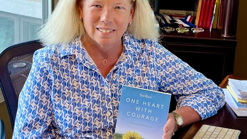 Teri Rizvi's first book, “One Heart with Courage, a Collection of Essays and Stories,” which has already received awards, contains personal experiences with adventure, daring, caring, courage, love, hope and faith. Contributed photo