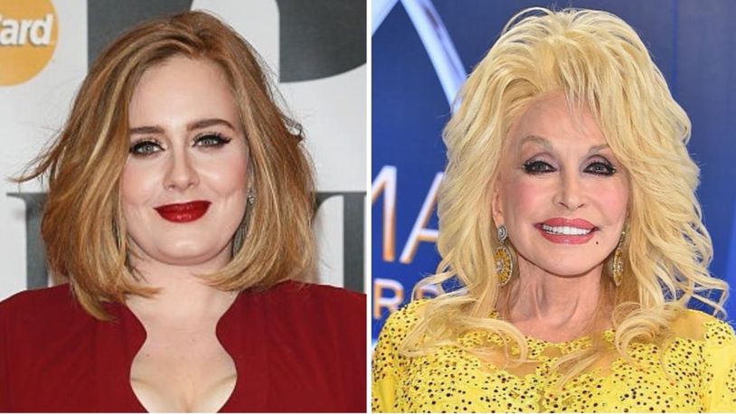 Adele dressed like Dolly Parton in a recent Instagram post.