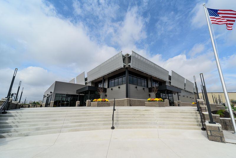 Here's a look inside the new Arbogast Performing Arts Center, located at 500 S. Dorset Rd. In Troy.  The performance hall, made possible by a $ 2 million donation from Dave and Linda Arbogast, can accommodate 1,200 people for educational, artistic, community and business events.  A grand opening celebration will take place on Saturday, October 30, 2021. TOM GILLIAM / CONTRIBUTING PHOTOGRAPHER
