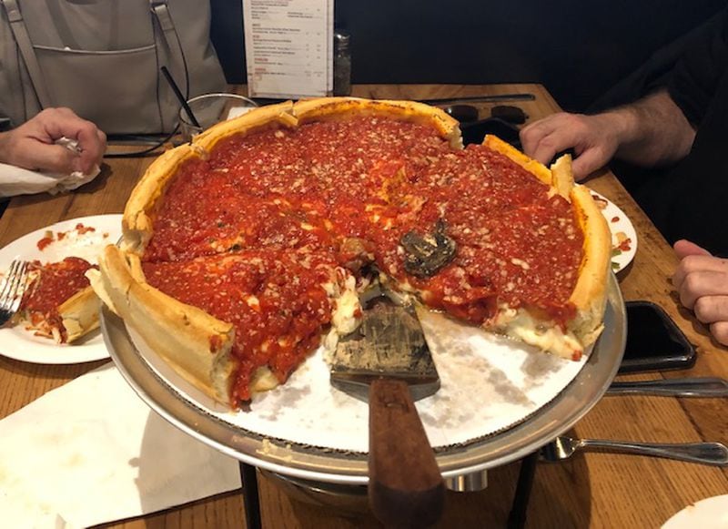 Where to get deep-dish pizza in Dayton Ohio