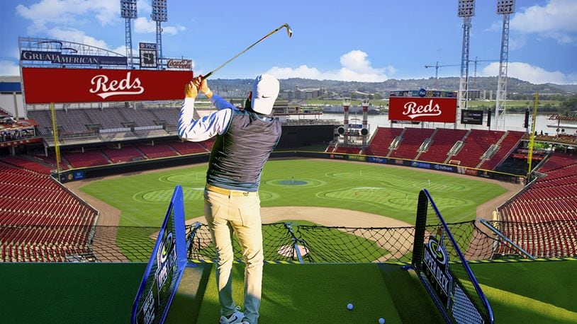 Upper Deck Golf, allowing fans to play a nine-hole course inside the Reds' Great American Ball Park, will take place June 28-30. CONTRIBUTED PHOTO