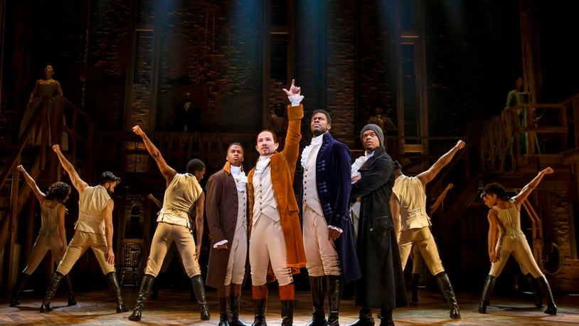 “Hamilton,” which won Tony, Grammy and Olivier Awards and the Pulitzer Prize for Drama, is presented by Premier Health Broadway in Dayton at the Schuster Center in Dayton, Jan. 26 through Feb. 6.
