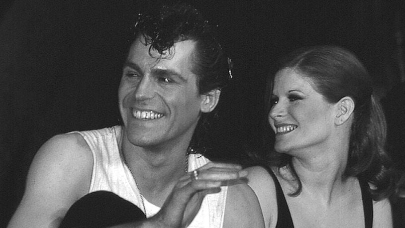 Jeff Conaway and Candice Earley on stage December 2, 1979, as the musical "Grease" passed "Fiddler on the Roof" as Broadway's longest running show with its 3243rd performance at the Royale Theatre in New York City.
