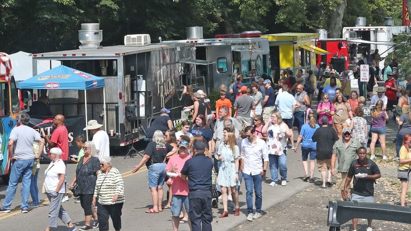 The Gourmet Food Truck Competition Saturday, August 20, 2022 at Veteran's Park in Springfield. BILL LACKEY/STAFF
