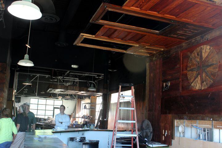 Inside the construction zone at Wandering Griffin