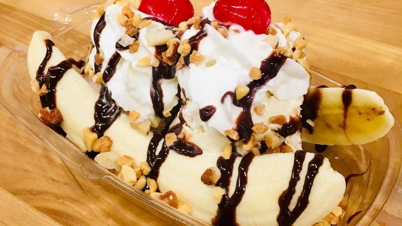The Butter Churn Cafe serves up sweet desserts using Young's Dairy ice cream. SOURCE: FACEBOOK