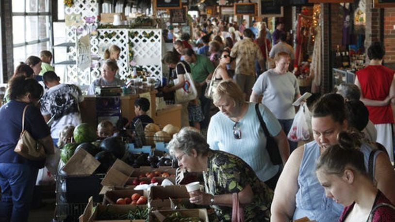 The 2nd Street Public Market has closed due to concerns about the coronavirus. STAFF FILE PHOTO