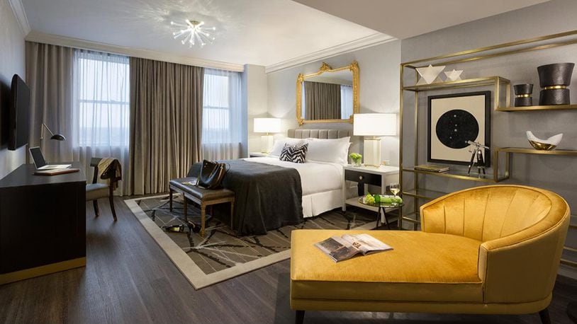Hotel LeVeque is a relatively newer hotel, which opened in March 2017, with 149 guest rooms and suites in the historic LeVeque Tower at 50 E. Broad St. in the heart of downtown in Ohio's capital city. CONTRIBUTED